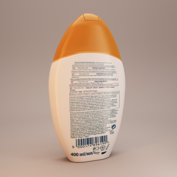 3d max palmolive shampoo - Palmolive shampoo by Stubborn3D